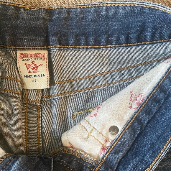 True Religion women’s Jean shorts Jess sz 27 - Picture 5 of 7